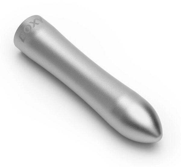 Vibrator Doxy Bullet Silber 12 x 2,5 cm