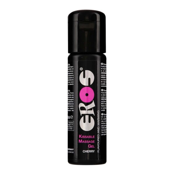 EROS Kissable Massage Gel - CHERRY 100 ml-4035223421024