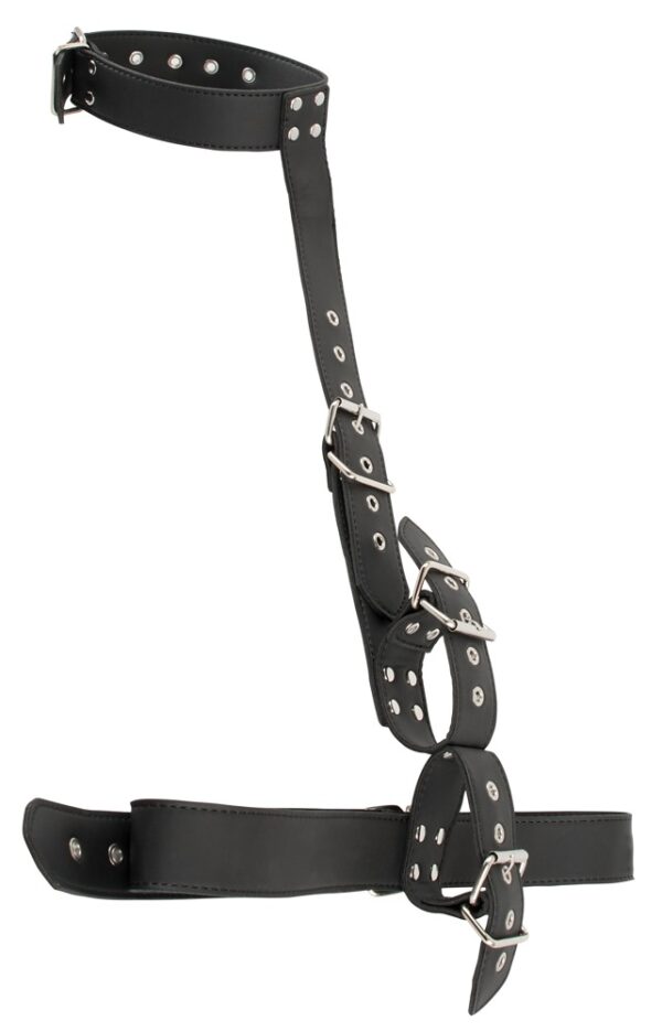 Fessel-Set Vegan Fetish Schwarz-4024144000456