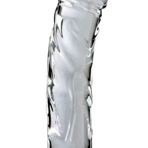Glasdildo Icicles Transparent 18 x 3 cm