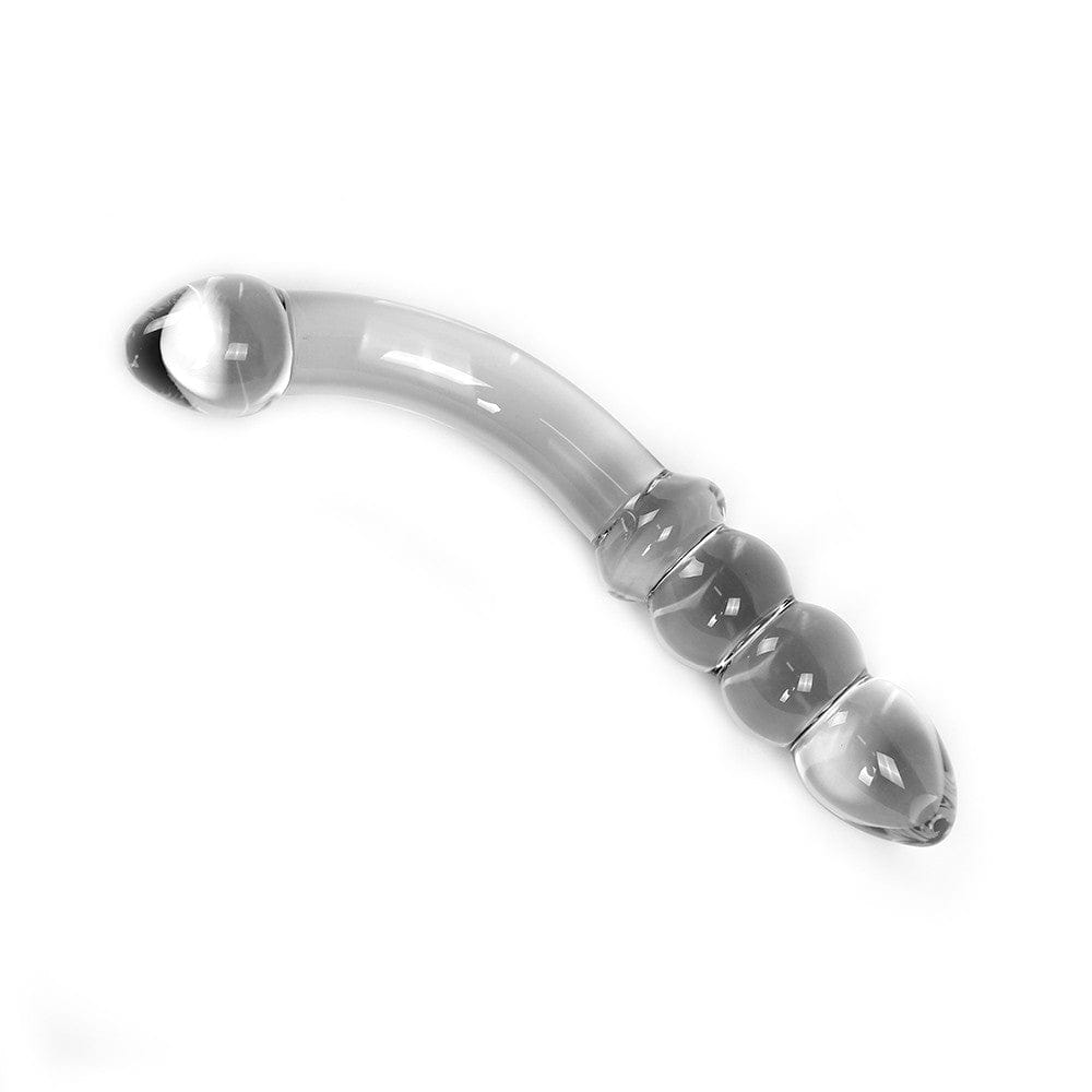 glasdildo spike 17 5 x 3 cm transparent 1152607544