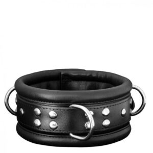 Halsband feines Leder 45 x 6,5 cm