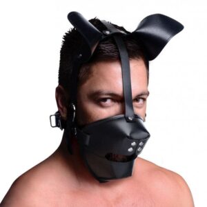 Hundemaske Bello mit Mundknebel