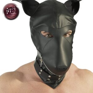 Hundemaske schwarz