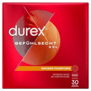 Kondome Durex Gefühlsecht Extra Groß 30er