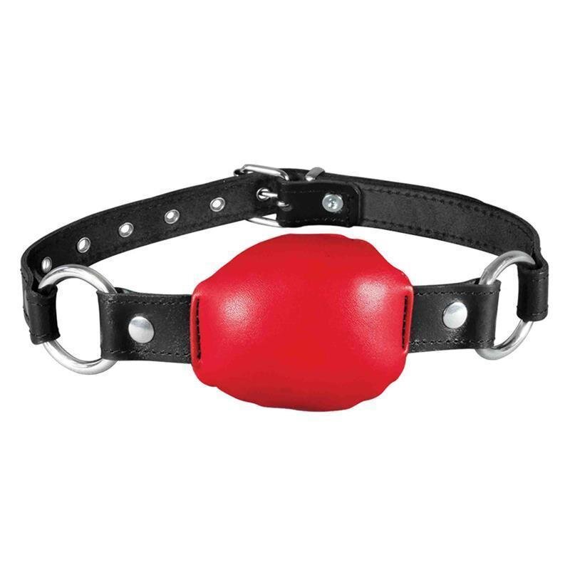 Leder Mundknebel XXdreamSToys rot 5 leder mundknebel xxdreamstoys rot