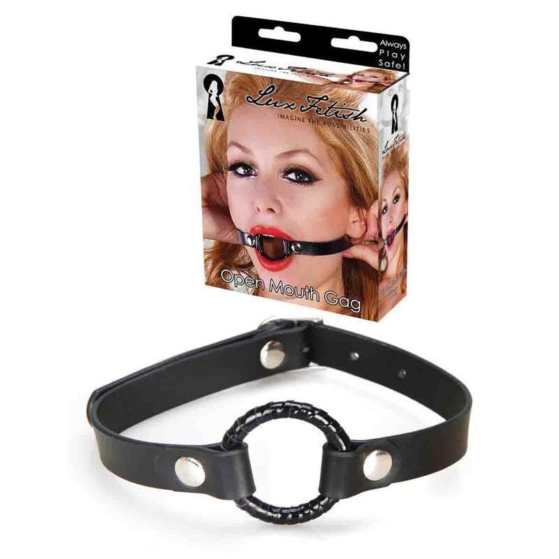 LUX FETISH O-Ring Ball Gag 5 lux fetish o ring ball gag