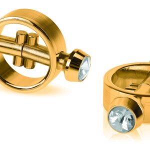 Magnetic Clamps Gold Nippelklemmen in Goldoptik-4024144554515