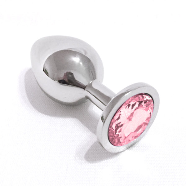 Jewel Analplug aus Metall 8 cm-