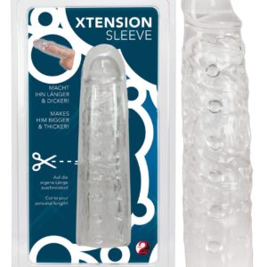 Penisverlängerung Clear Cock 22 x 5 cm