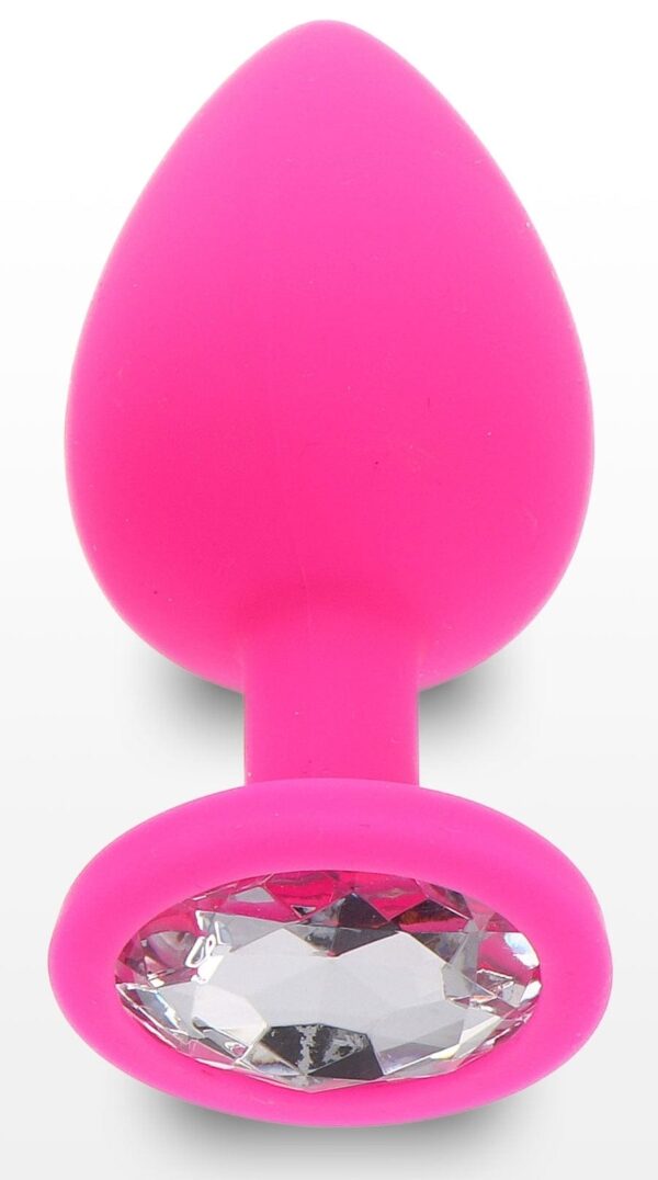 Analplug Juwel Pink 9 x 4 cm