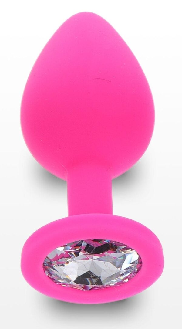 Analplug Juwel Pink 7 x 3,5 cm