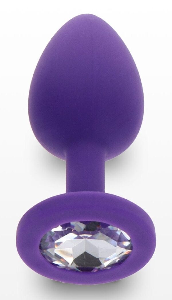 Analplug Juwel Violett 6 x 2,8 cm