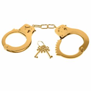 Premium Handschellen gold