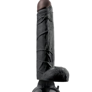 Realistischer Vibrator Deluxe No.7 schwarz, 22 x 5 cm