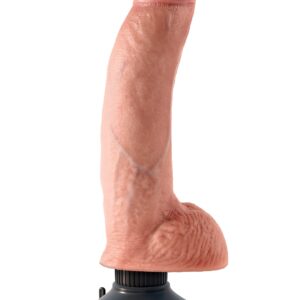 Realistischer Vibrator King mit Hoden