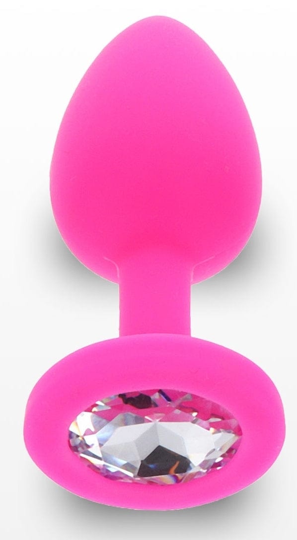 schmuckplug diamond booty s 6 x 2 8cm pink 1189839095