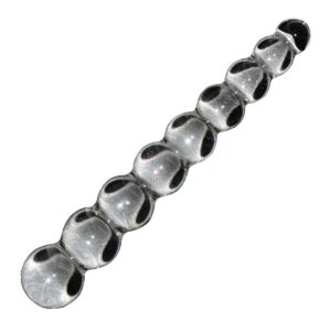 Deluxe Glas-Dildo Clear Bubbles-