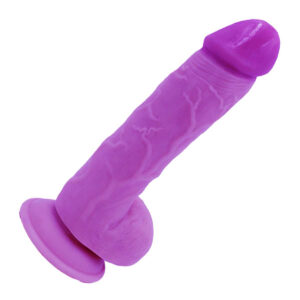 Mega-Dildo in lila mit Saugnapf 23 x 5 CM-