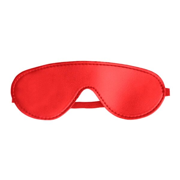 Rote Augenmaske-
