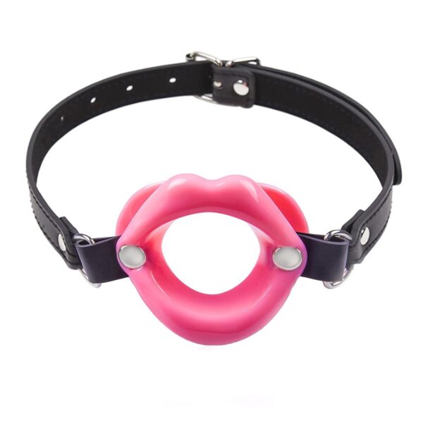 Silikon Lippen Mundknebel Pink-