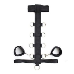 Harness mit Handfesseln Schwarz-