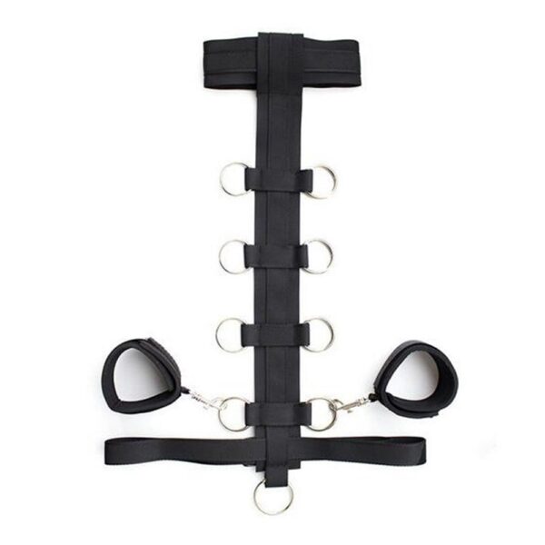Harness mit Handfesseln Schwarz-