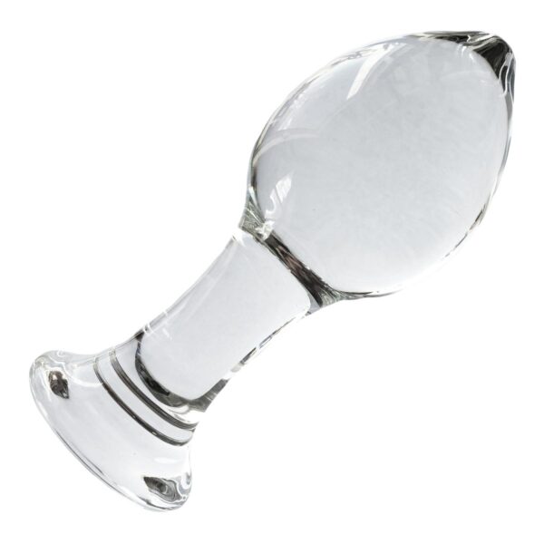 Glas-Analplug in Tropfenform 11 cm-