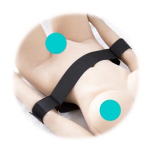 Strammer Fesselgurt mit Armschlaufen-
