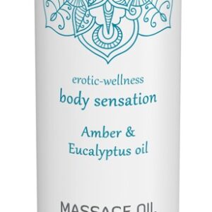 Massageöl Masculine Amber & Eucalyptus oil 100 ml-4042342005370