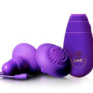 Nippelsauger mit Vibration Double Double Lila-4892503158328