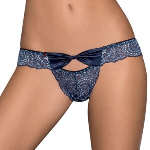 Obsessive Panties aus Spitze Blau-5901688207994