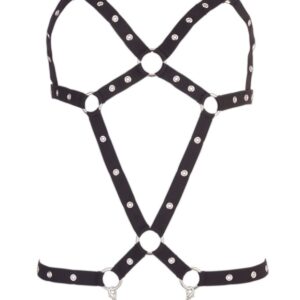 Riemenbody mit Ketten Schwarz-4024144345007