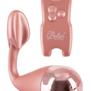 Vibro-Ei Belou mit Klitorisreizarm Rosa-4024144605859