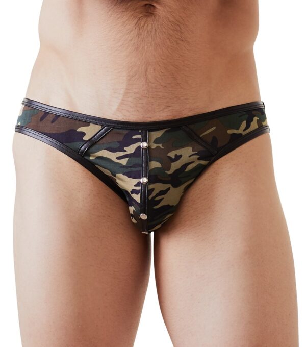 Herren-Slip mit Front-Nieten NEK Camouflage-4024144376032
