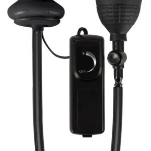 Inflatable & Vibrating Butt Plug Fanny Hill´s Schwarz-4890888071997