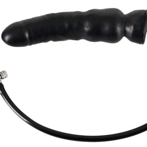 Inflatable Latex-Dildo Aufpumpbar Schwarz-4024144513925