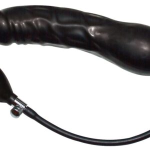 Aufblasbarer Analdildo Black Latex Balloon Schwarz-4024144525744