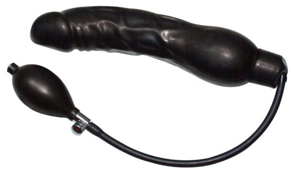Aufblasbarer Analdildo Black Latex Balloon Schwarz-4024144525744