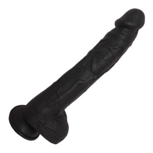 XXL Dildo Long John Schwarz 34,5 cm-