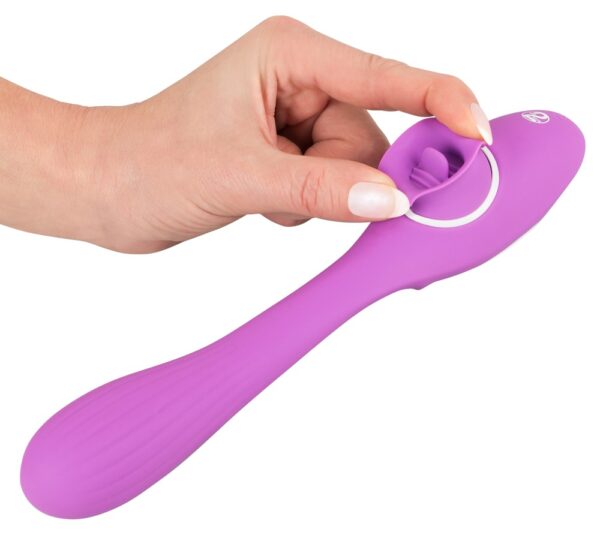 Vibrator 2 Function Bendable Vibe Lila-4024144638864