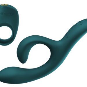"Date Night" Toy-Set mit Rabbitvibrator Nova 2 und Vibro-Penisring We-Vibe Grün-4251460616201