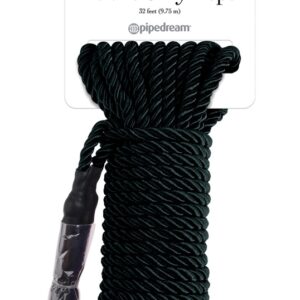 Deluxe seidiges Bondageseil (10 Meter lang) Fetish Fantasy Series Schwarz-4024144554430