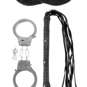 Lover's Fantasy Kit 3-teiliges Fetisch Set Fetish Fantasy Series Schwarz-4024144557653