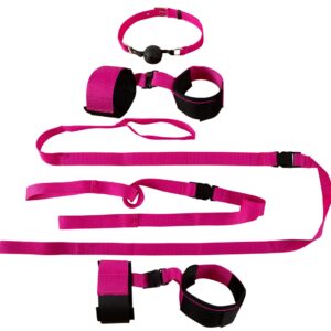 Pink Passion 10-teiliges Bondage-Set Fetish Fantasy Series Pink-4024144558711