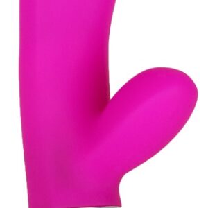 Sehr weicher Rabbitvibrator mit 2 Motoren und Haltering XOUXOU Lila-4024144639236
