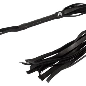 Handlicher Flogger mit langen weichen Striemen You2Toys Schwarz-4024144551606