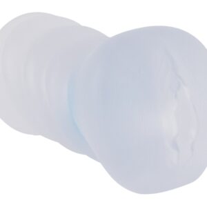 Masturbator in Vagina-Optik mit integriertem Penisring Stroker Transparent-4024144553112