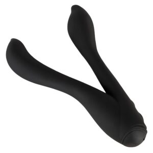 Biegsamer weicher Doppelvibrator mit 2 Motoren und 7 Vibrationsmodi Jülie Schwar...-4024144592258