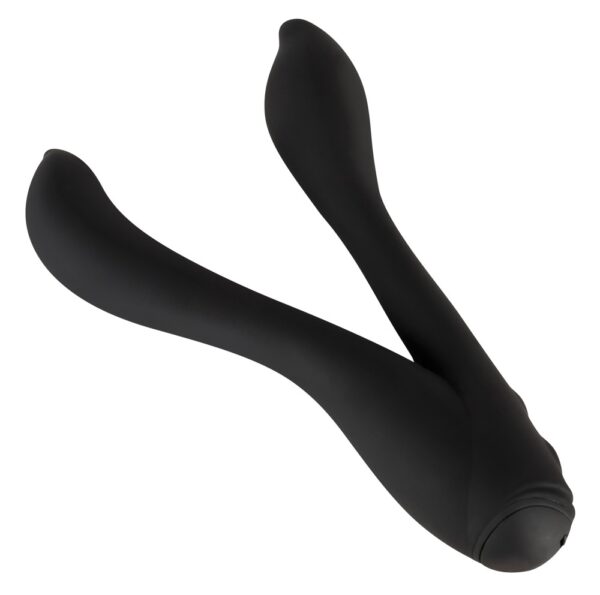 Biegsamer weicher Doppelvibrator mit 2 Motoren und 7 Vibrationsmodi Jülie Schwar...-4024144592258